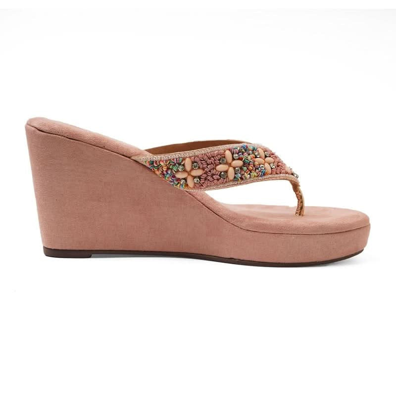 Kaia - Pink Wedges
