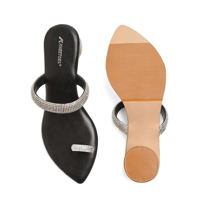 Mirayae - Black Cylindrical Heels