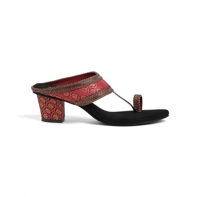 Shravya - Red Block Heels