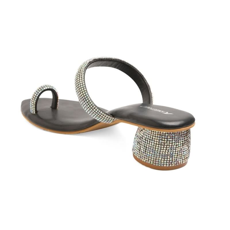 Mirayae - Black Cylindrical Heels