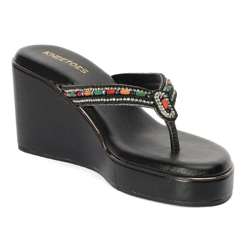 Lunara - Black Wedges