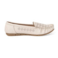 Aveline - Cream Loafers