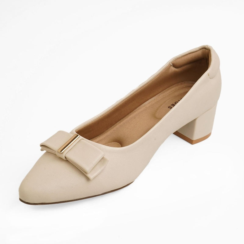 Mercia - Off-White Heels
