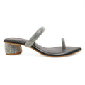 Mirayae - Black Cylindrical Heels