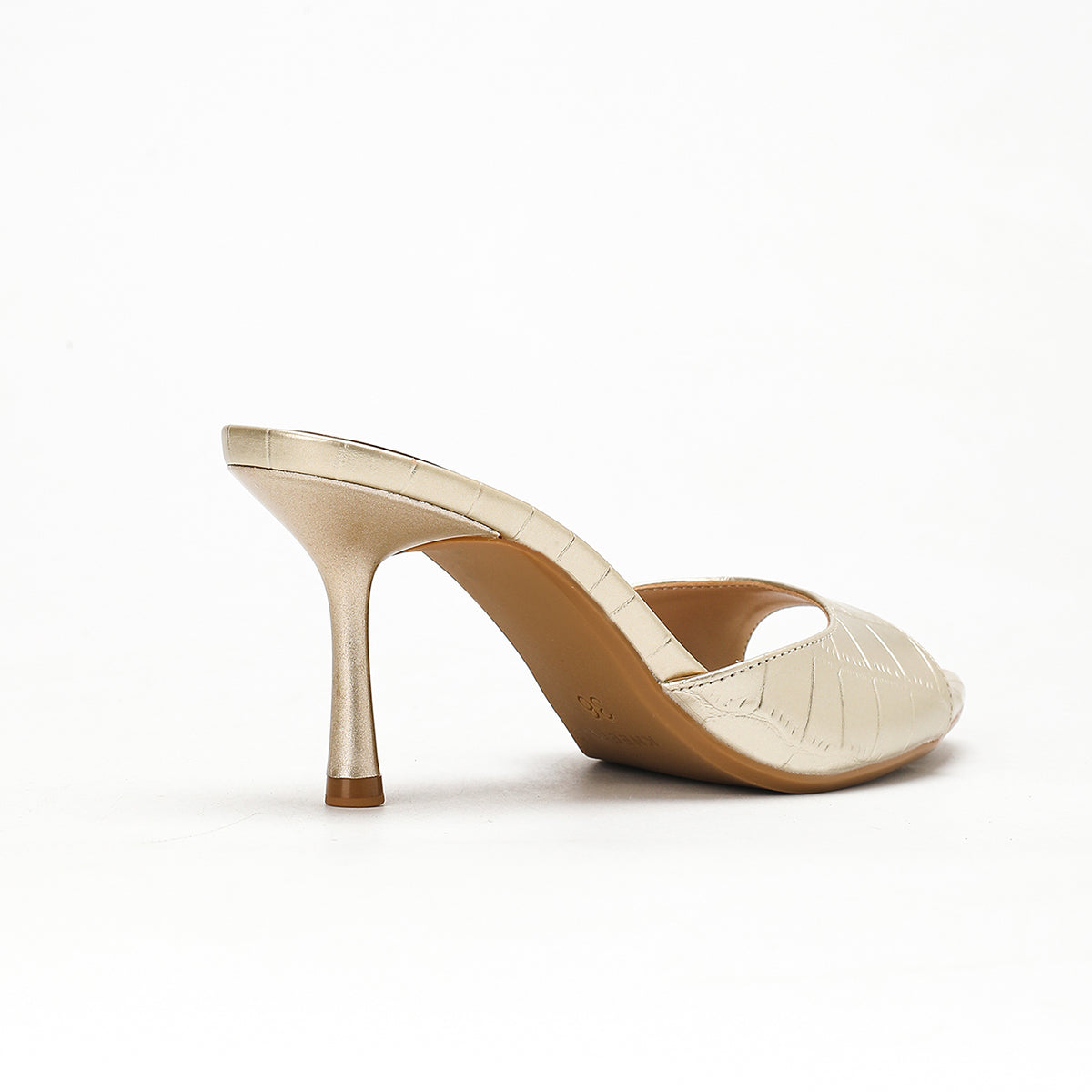 Orlina - Gold Kitten Heels