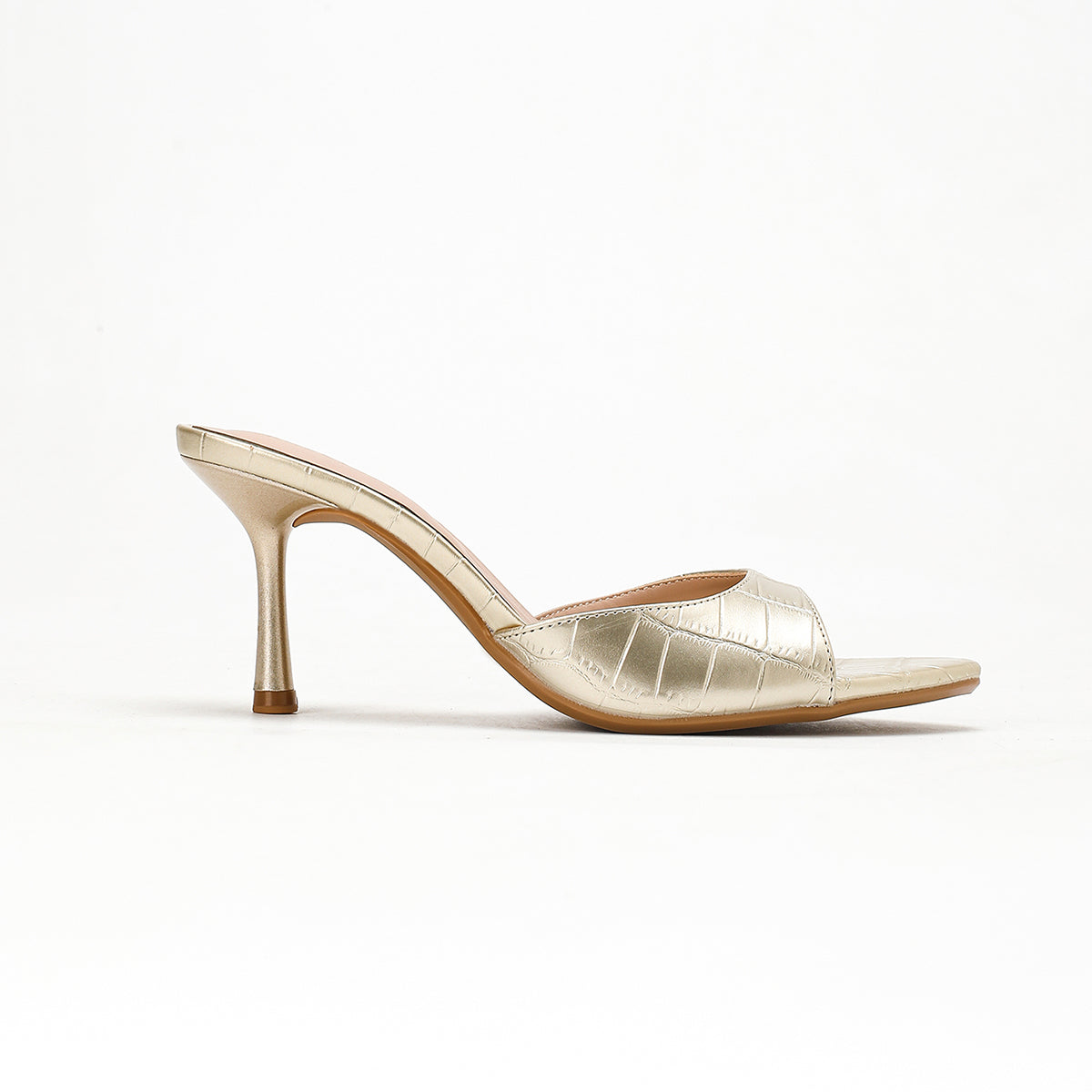 Orlina - Gold Kitten Heels