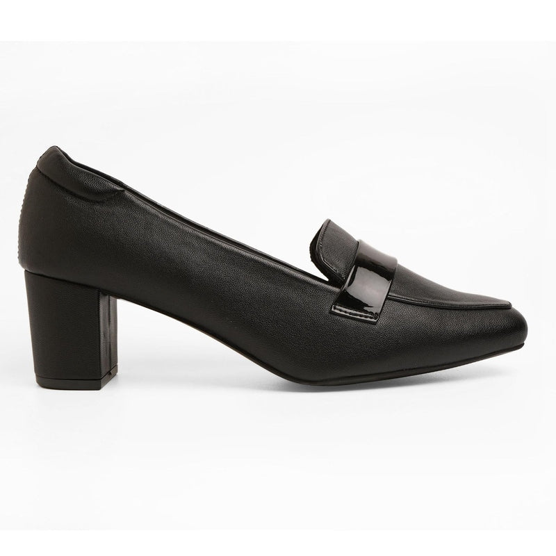 Virelia- Black Block Heels