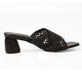 Willow - Black Block Heels