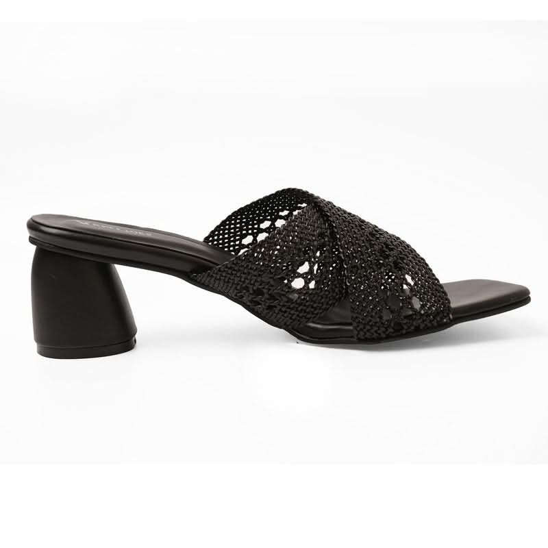 Willow - Black Block Heels