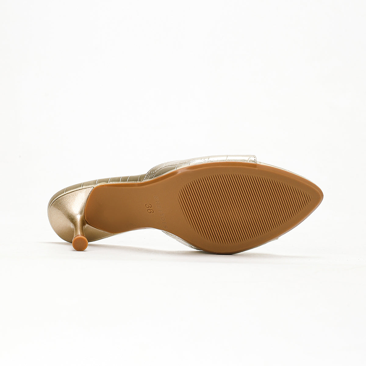 Orlina - Gold Kitten Heels