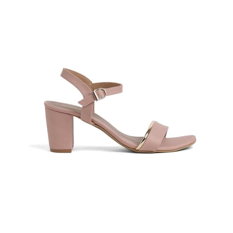 Mila - Pink Block Heels