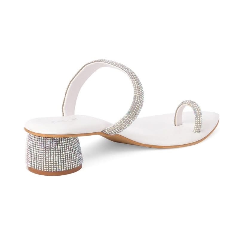 Mirayae - White Cylindrical Heels