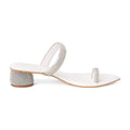 Mirayae - White Cylindrical Heels