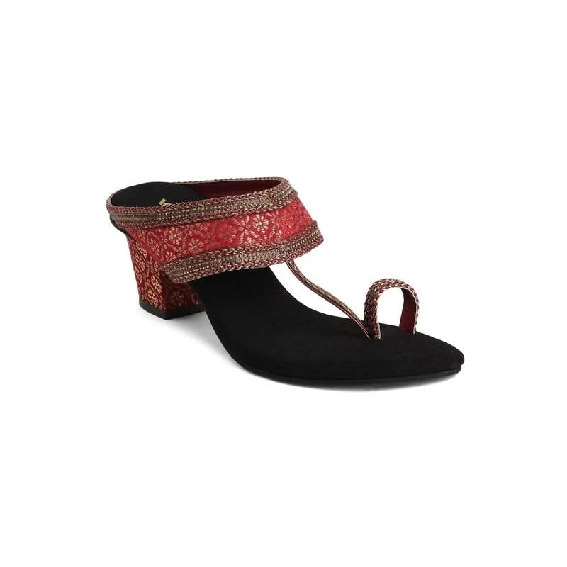 Shravya - Red Block Heels