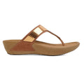 Paloma- Brown Thong Slip-Ons